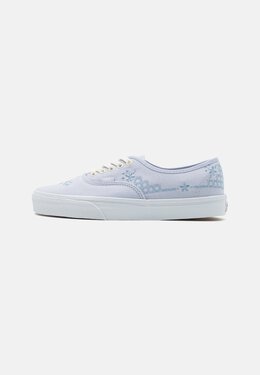 Vans: Голубые кроссовки  Authentic