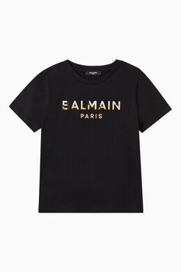 Balmain: Хлопковая футболка