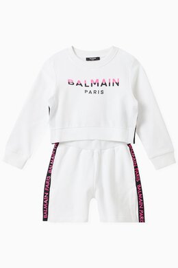 Balmain: Хлопковый свитшот