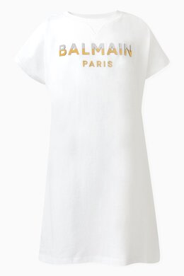 Balmain: Хлопковое платье