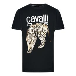 cavalli CLASS: Чёрная футболка 