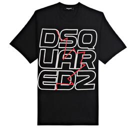 Dsquared2: Чёрная футболка 