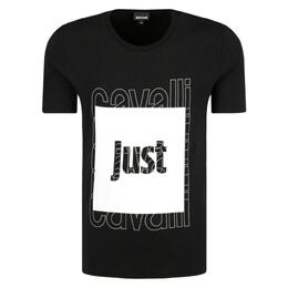 Just Cavalli: Чёрная футболка 