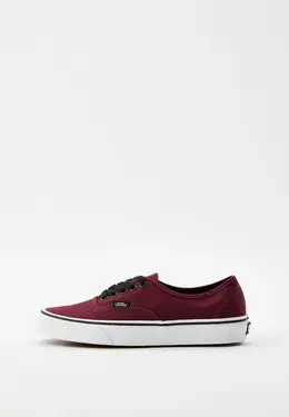 Vans: Бордовые кеды 