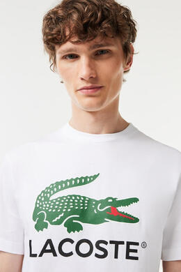 Lacoste: Футболка с принтом 