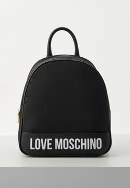 Love Moschino: Чёрный рюкзак 