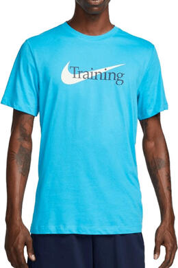Nike: Тёмная футболка  Dri FIT