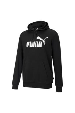 PUMA: Чёрная толстовка  Ess