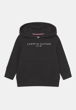 Tommy Hilfiger: Чёрная толстовка  Essential