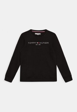 Tommy Hilfiger: Чёрная толстовка  Essential