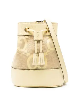Gucci: Жёлтая сумка  Ophidia