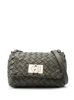 Furla: Сумка цвета хаки 