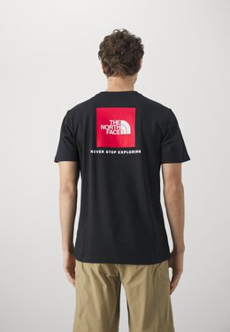 The North Face: Футболка  Red Box с принтом