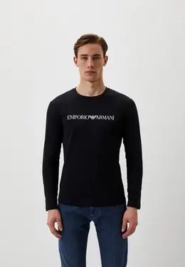 Emporio Armani: Чёрный свитшот 