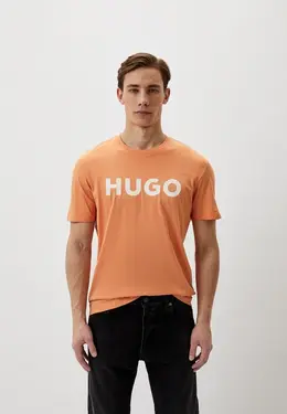 Hugo: Оранжевая футболка 