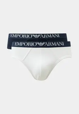 Emporio Armani: Белые трусы 