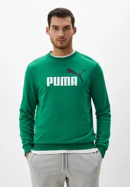 PUMA: Зелёный свитшот 