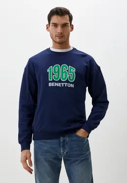 United Colors of Benetton: Синий свитшот 