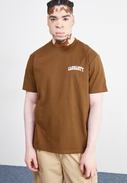 Carhartt WIP: Футболка  Script с принтом