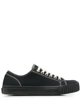 Maison Margiela: Чёрные кроссовки  Tabi