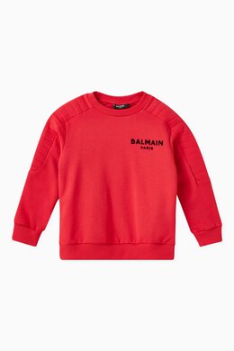 Balmain: Хлопковый свитшот