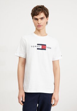 Tommy Hilfiger: Белая футболка 