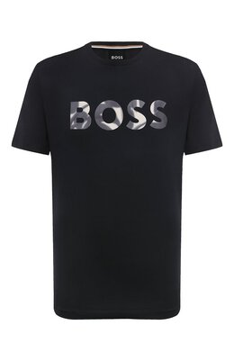 BOSS: Хлопковая футболка 