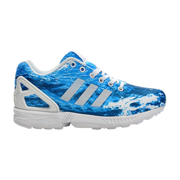 Adidas: Белые кроссовки  ZX Flux