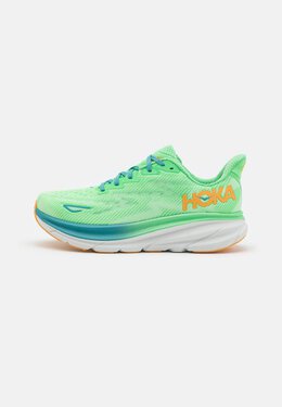 HOKA: Зелёные кроссовки 