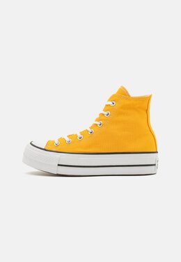 Converse: Жёлтые кеды  Chuck Taylor All Star Lift