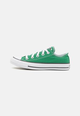 Converse: Зелёные кроссовки  Chuck Taylor All Star