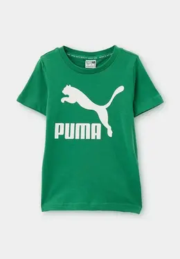 PUMA: Зелёная футболка 