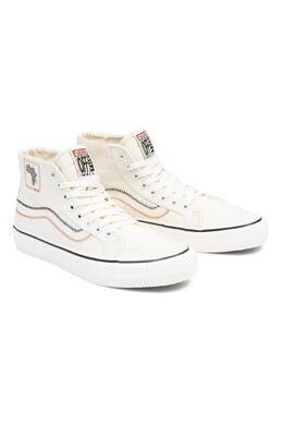 Vans: Белые кроссовки 