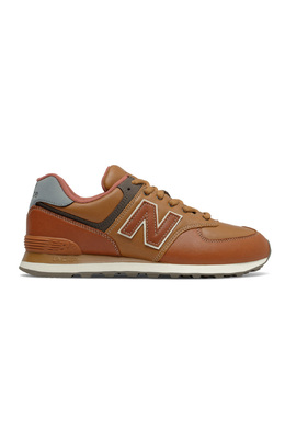 New Balance: Коричневые кроссовки 
