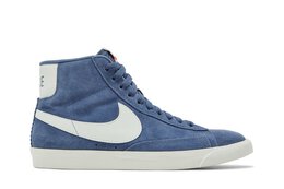 Nike: Голубые кроссовки  Blazer Mid