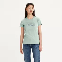 Levi's: Зелёная футболка  The Perfect Tee