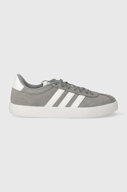 Adidas: Серые кроссовки 