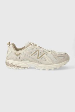 New Balance: Бежевые кроссовки 