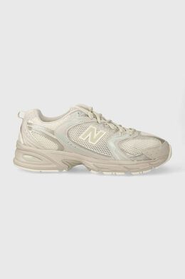 New Balance: Бежевые кроссовки  530