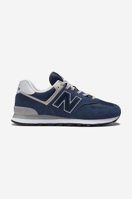 New Balance: Синие кроссовки  574