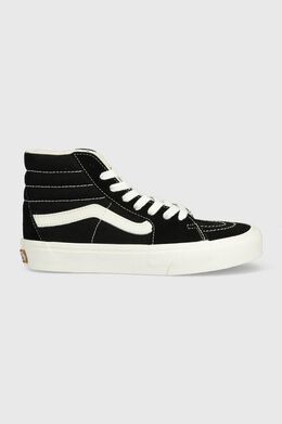 Vans: Чёрные кроссовки Sk8-Hi