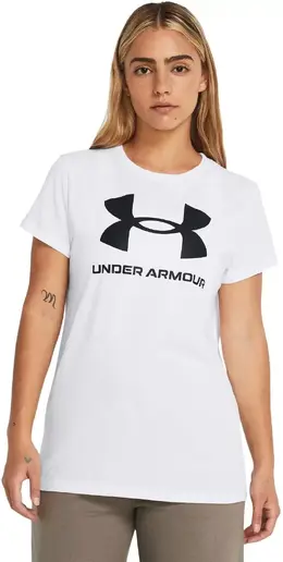 Under Armour: Белая футболка