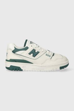 New Balance: Серые кроссовки  550