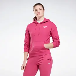 Reebok: Розовая толстовка 