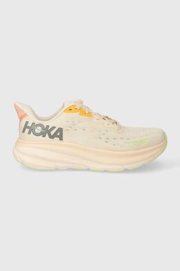 HOKA: Бежевые кроссовки 