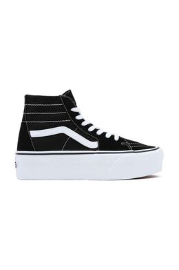 Vans: Чёрные кроссовки  SK8-Hi Tapered