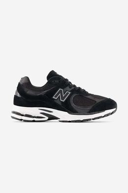 New Balance: Чёрные кроссовки 