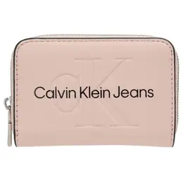 Calvin Klein Jeans: Бежевый кошелёк