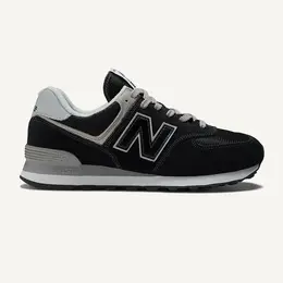 New Balance: Чёрные кроссовки  574