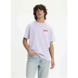 Levi's: Фиолетовая футболка